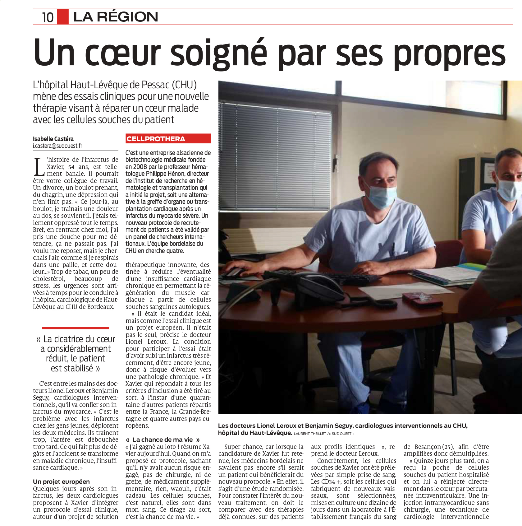 article journal Sud Ouest